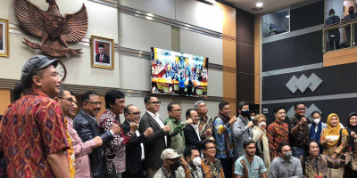 Kunjungi DPR, Musisi Dan Pencipta Lagu Kuatkan Dukungan Pertahankan UU Hak Cipta