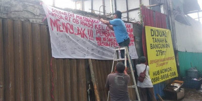 Diduga Ada Permainan Penerbitan IMB, Warga Kelurahan Grogol Minta Anies Baswedan Bertindak