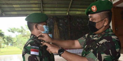 213 Personel Korem 174 Merauke Naik Pangkat 