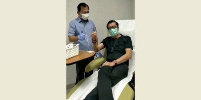 Dapat Vaksin Nusantara Langsung dari Dokter Terawan, Yasonna Laoly: Sudah Lama Saya Tunggu