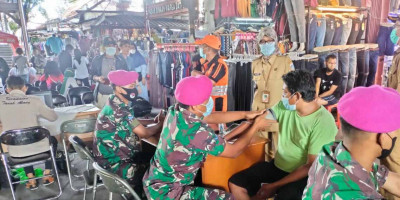 Serbuan Vaksinisasi Boster Secara Serentak Prajurit Pasmar 1 Di Bulan Ramadhan