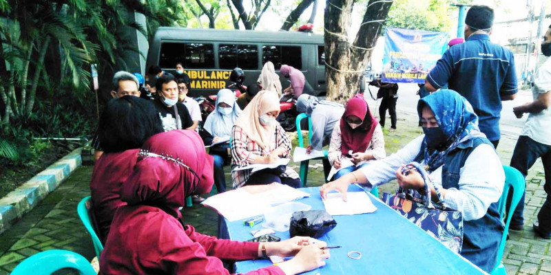 Rumkitalmar Laksanakan Vaksin Mobile