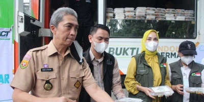 Food Truck ACT Hadir di Balai Kota Bogor Bagikan 1000 Paket Iftar