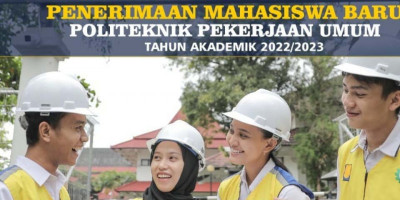 Politeknik PU Buka Penerimaan Mahasiswa Baru Tahun Akademik 2022/2023, Sambut Generasi Unggul