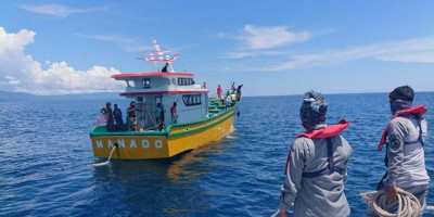 Bakamla RI Patroli Amankan Kawasan Wisata Bahari Manado  