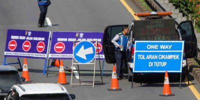 Polisi Resmi Hentikan Skema Satu Arah Arus Balik di Tol