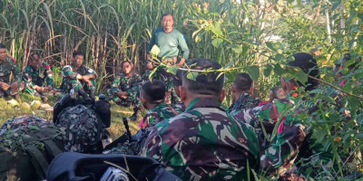 Peserta Lattap Danyon Korps Marinir Latihan Taktik Operasi Darat
