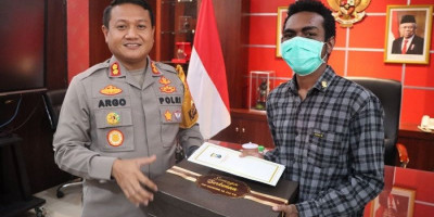 Kapolres Blitar Kota Bersama Forkopimda Melepas Anak Asuh Asal Papua