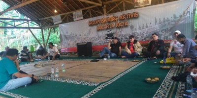 Aktivis Jakarta Raya Ngumpul di Tepi Sungai Cisadane, Bicara Kebangsaan, Rakyat dan Lingkungan Hidup
