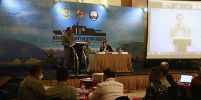 Bakamla RI dan ABF Gelar Latihan Keamanan Maritim Ke-11