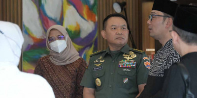 Datangi Gedung Pakuan Bandung, Kasad Doakan Almarhum Emmeril Khan Mumtadz (Eril)