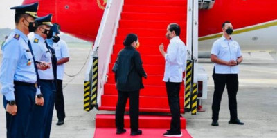 Terbang ke Kaltim Bareng Puan, Ini Rangkaian Acara Jokowi