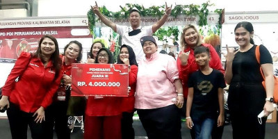 DPD PDIP Kalimantan Timur Juara ke Tiga di Festival Bakar Ikan Nusantara