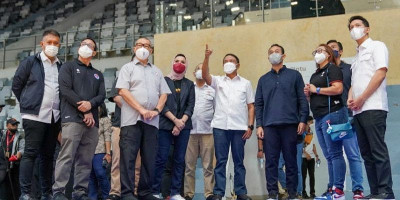 Menpora Tinjau  Kesiapan Timnas Basket dan Venue FIBA Asia Cup 2022