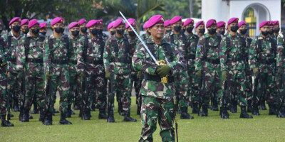 Mako Kormar Gelar Upacara Bendera Hari Senin