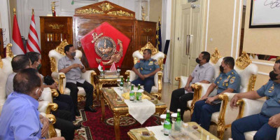 Korps Marinir Terima Kunjungan Kerja Ketua Umum PPAL