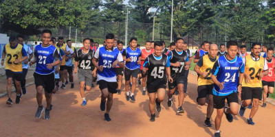 Uji Kemampuan Jasmani Prajurit Mako Kormar 