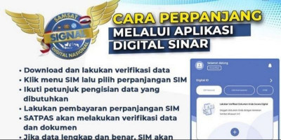 Sudah Tak Perlu Antre, Ini Cara Perpanjang SIM di Aplikasi SINAR