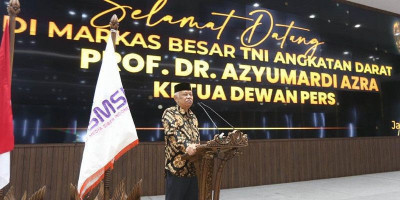 Ketua Dewan Pers Azyumardi Azra  Ajak Kembangkan Jurnalisme Berbasis Pancasila