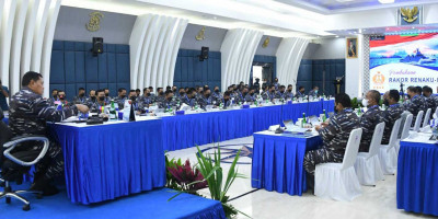 Secara Tatap Muka, Dankormar Ikuti Rakor Renaku I TNI AL TA.2022