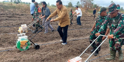 Danrem 174/ATW Merauke Lakukan Terobosan Tingkatkan Pangan