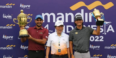 Gaganjeet Bhullar Juara Mandiri Indonesia Open 2022   