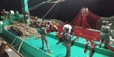 Bakamla RI Tangkap KIA Vietnam di Perairan Natuna Utara