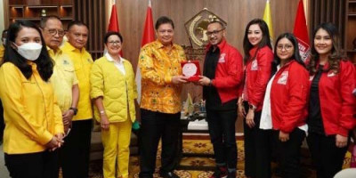 Bertemu Golkar, Giring Puji Keberhasilan Airlangga Hartarto Jadikan Ekonomi Indonesia Salah Satu yang Terkuat di Dunia 