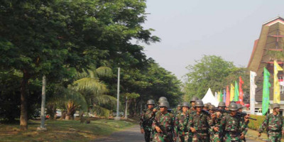 Prajurit Hiu Perkasa Bina Fisik dengan Berlatih Hanmars.