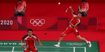 Bulutangkis Dunia: Ahsan/Hendra Rahasiakan Strategi Lawan Fajar/Rian di Semifinal