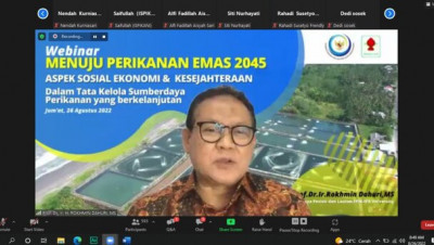 Prof. Rokhmin Dahuri: Sektor Kelautan dan Perikanan Berkontribusi Wujudkan Indonesia Emas 2045  