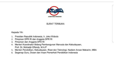 Surat Terbuka untuk Petinggi Negeri