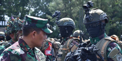 Apel Gelar Kesiapan Prajurit Korps Marinir Jelang Latihan Operasi Laut TA 2022