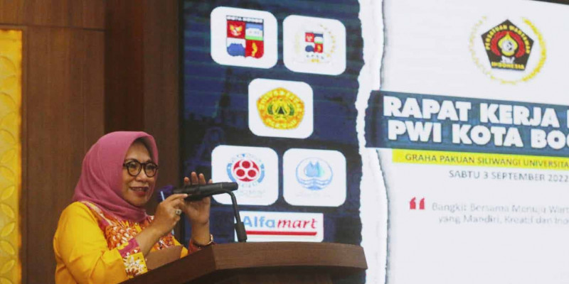 Hadiri Raker ke-2 PWI Kota Bogor, Sekda Paparkan Program Prioritas Pemkot Tahun 2023