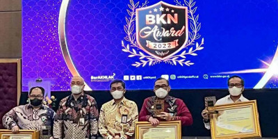 Lagi, Kemenkumham Raih 2 BKN Award tahun 2022