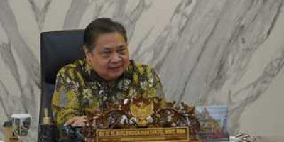 Airlangga: Ekonomi Biru Jadi Penarik Sumber Pendanaan Baru