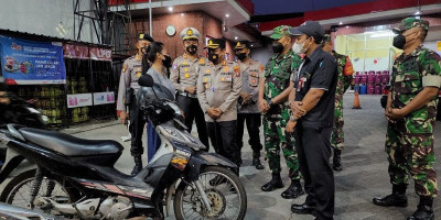 Polres Blitar Kota dan Dandim 0808 Cek  Ketersediaan Stok dan Distribusi BBM Aman