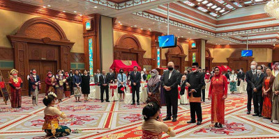 Penampilan Tari-Tarian Indonesia di Brunei Darussalam Dikagumi Ratusan Undangan Resepsi Diplomatik
