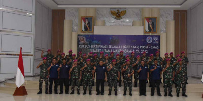 Kursus Sertifikasi Selam A1 (One Star)  Possi- CMAS Korps Marinir TA 2022 Resmi ditutup