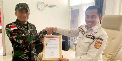 Satgas Yonif 126/KC Terima Penghargaan Dari PMI Jayapura