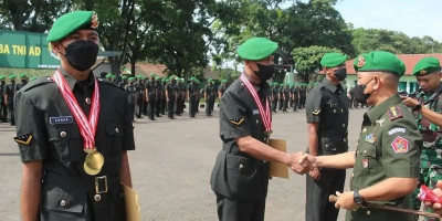 Penutupan Pendidikan Kejuruan Bintara Bekang Abit Diktukba TNI-AD 2022 