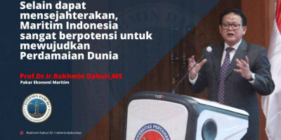 Prof. Rokhmin Dahuri: Ekonomi Biru Perwujudan Poros Maritim Dunia dan Penguatan Pertahanan Negara