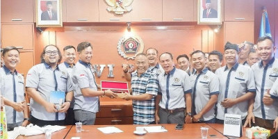 Safari Jurnalistik PWI Tubaba Sambangi Kantor PWI Pusat