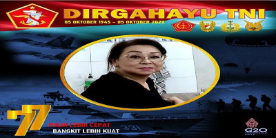 Rayakan HUT ke 77 TNI dengan Twibbon Keren