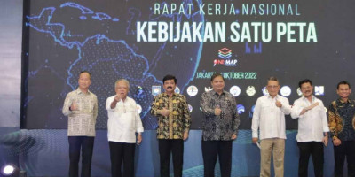 Rakernas Kebijakan Satu Peta Dukung Percepatan Pembangunan Nasional