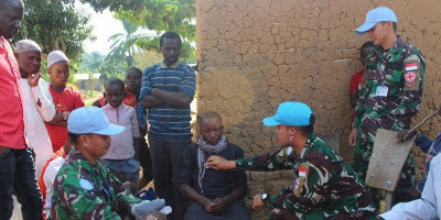 Satgas Kizi TNI di Kongo Melekat di Hati Masyarakat