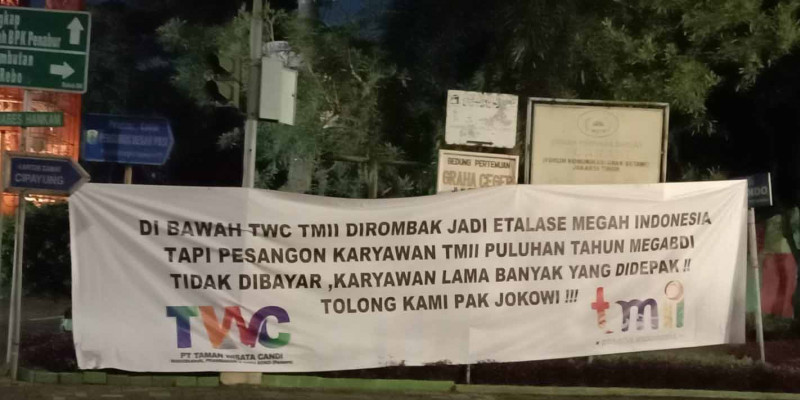 Uang Pesangon Karyawan TMII Belum Dibayar PT TWC Sejak Maret 2022