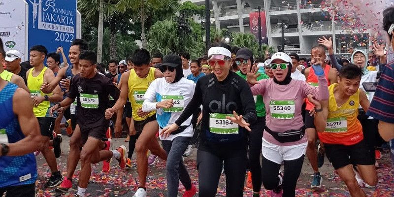 JAKARTA MARATHON 2022 Menparekraf: Ini Lomba Lari Terbanyak 