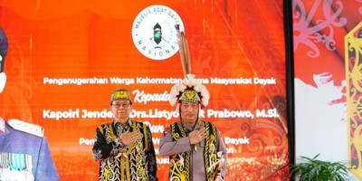 Polri dan Majelis Adat Dayak Nasional Sinergi Kawal Ibu Kota Nusantara