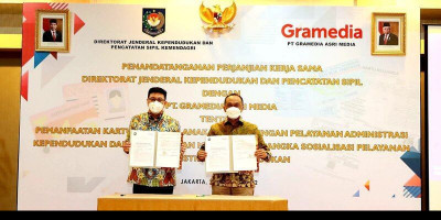 Transformasi Cerdas Dukcapil, Anak Indonesia Dapat Diskon Dari Gramedia
